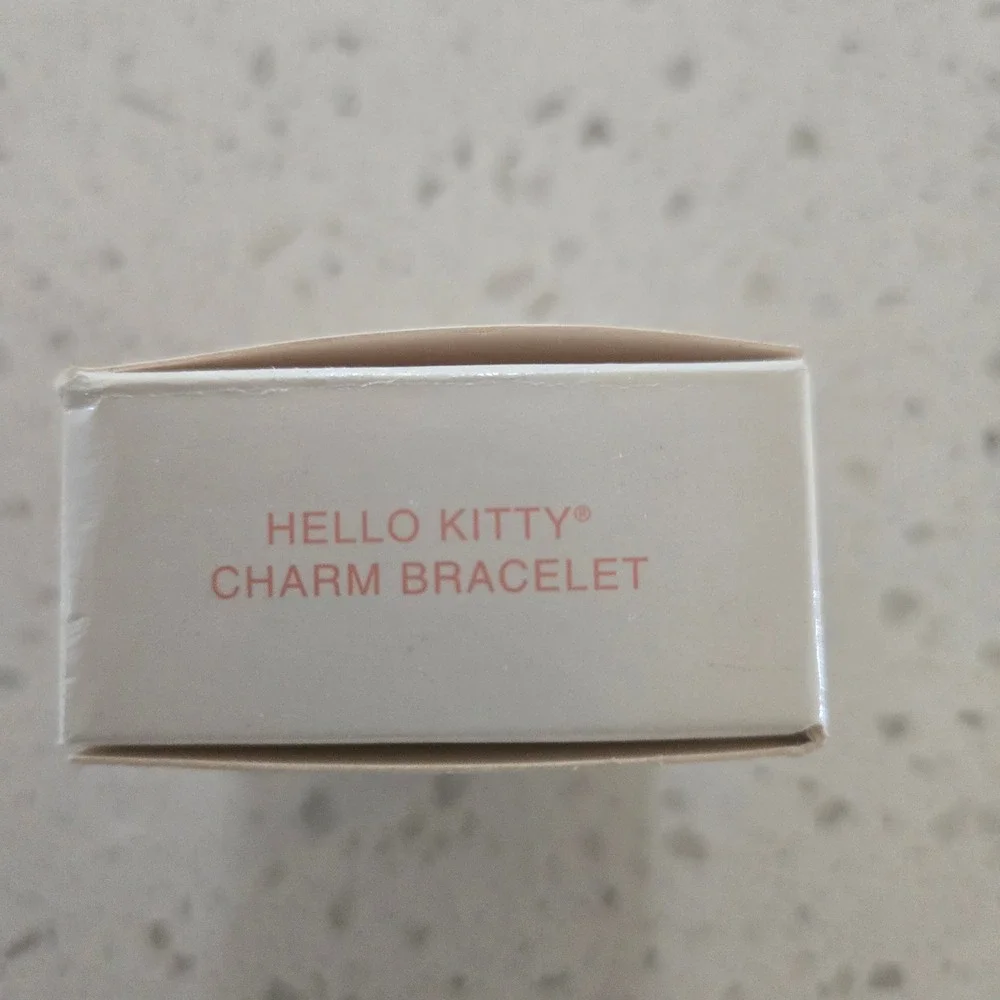 Sanrio Hello Kitty Charm Bracelet Rhinestone Pastel Enamel 2007 Vintage Boxed